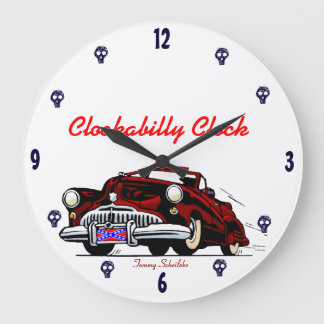 Clockabilly Clock Stor Klocka