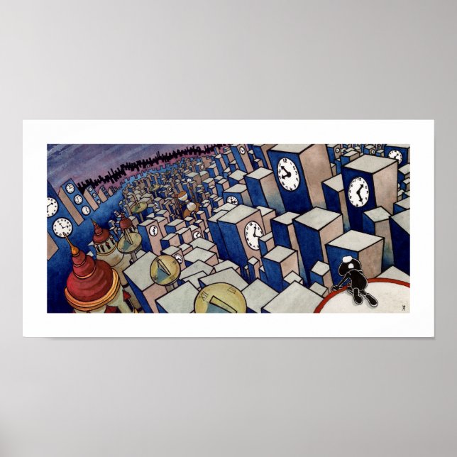 Clockland #2 - Clocklands - 17 x 9 Poster (Framsidan)