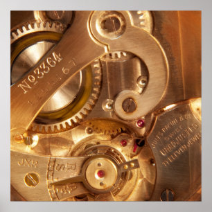 Clockmaker - ojusterad schweizisk poster