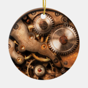 Clockmakeren - utrustar julgransprydnad keramik