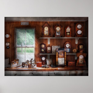 Clocksmith - Reparera klockan i butiken Poster