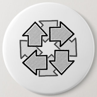 Clockwise Arrows Minimal Geometric White Variant 1 Knapp