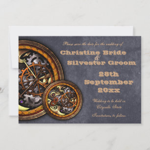 Clockwork and Leather, 5 x 7 spara datumet