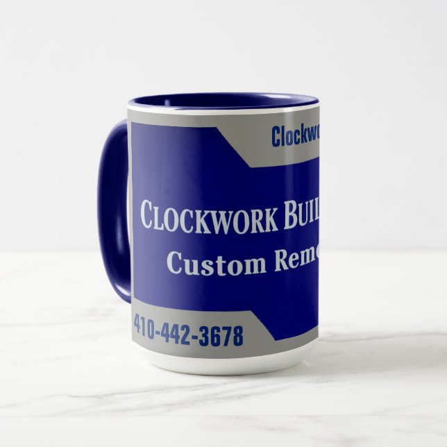 Clockwork Builders Mugg (Framsida vänster)