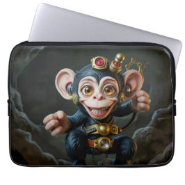 Clockwork Cavekeeper – Den viskande apan  Laptop Fodral