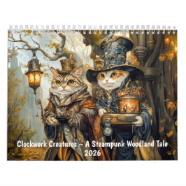 Clockwork Creatures – A Steampunk Woodland Tale 20 Kalender