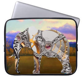 Clockwork Elephant Laptop Sleeve