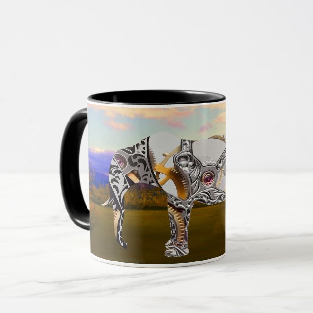 Clockwork Elephant Mugg (Framsida vänster)