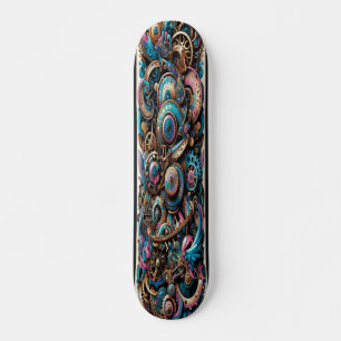 ’Clockwork Fantasia’ Mini Skateboard Bräda 18,5 Cm
