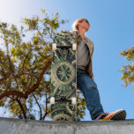 Clockwork Gears Steampunk Industrial Grönt Mini Skateboard Bräda 18,5 Cm<br><div class="desc">En industriell stålformgivning av grönt- och brons- och korgverksredskap.</div>