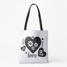 Clockwork Hearearts Tote Bag