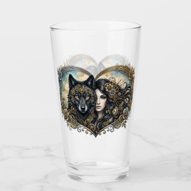 Clockwork Hearts Den Eviga Bandet Mellan Varg och  Glaskopp (Framsida)