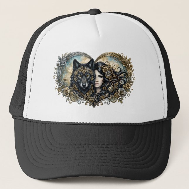 Clockwork Hearts Den Eviga Bandet Mellan Varg och  Keps (Framsida)
