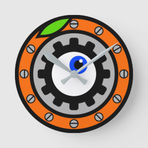Clockwork-Orange Rund Klocka