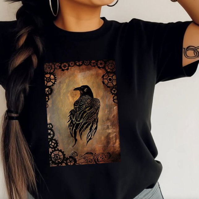 Clockwork Raven T Shirt (Skapare uppladdad)