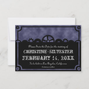 Clockwork Silhouette, 3,5" x5" spara datumet