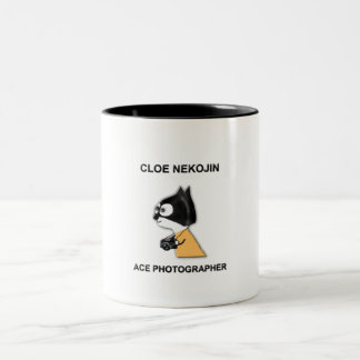CLOE NEKOJIN, TOPP- FOTOGRAF Två-Tonad MUGG