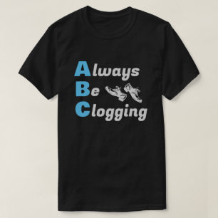 Clog Dancers ska alltid vara blå Mörk T Shirt