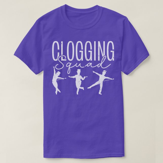 Clogdance Squad Tap Dancer T Shirt (Design framsida)