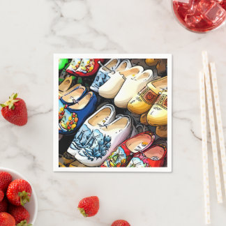 Clogs, Amsterdam, Nederländerna - Pappra blöjor Pappersservett