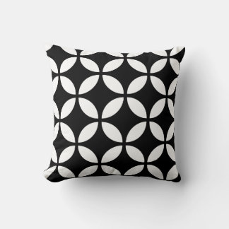 Cloisonne 2 [black] - Japanese Traditional Pattern Kudde