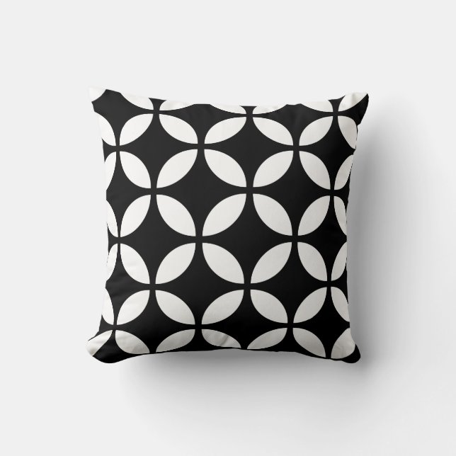 Cloisonne 2 [black] - Japanese Traditional Pattern Kudde (Framsida)