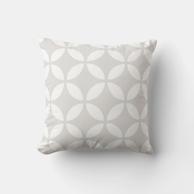 Cloisonne 2 [gray] - Japanese Traditional Pattern Kudde (Framsida)