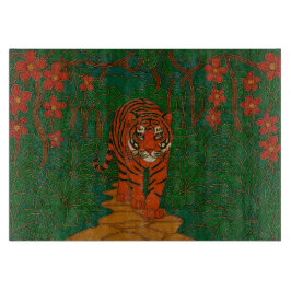 Cloisonne Art Tiger on the Jungle Path