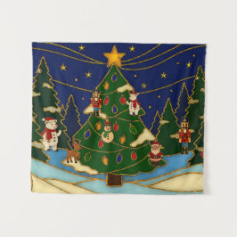 Cloisonne Art Whimsical Forest Classic Christmas