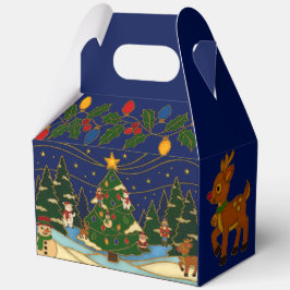 Cloisonne Art Whimsical Forest Classic Christmas Presentaskar