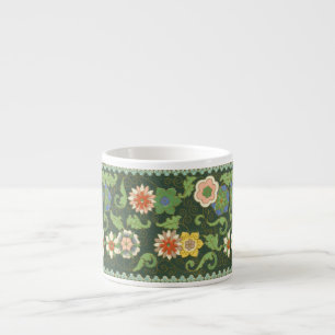 Cloisonne China Patter Asian Oriental Espressomugg