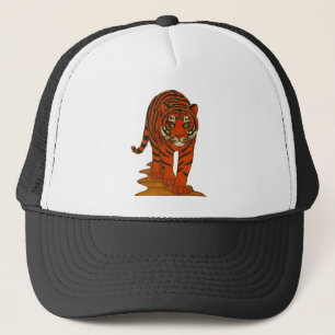Cloisonne Konst Tiger på Djungelstigen Keps