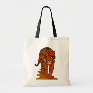 Cloisonne Konst Tiger på Djungelstigen Tygkasse