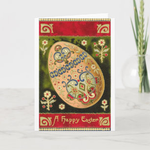 Cloisonne Påskägg Helgkort