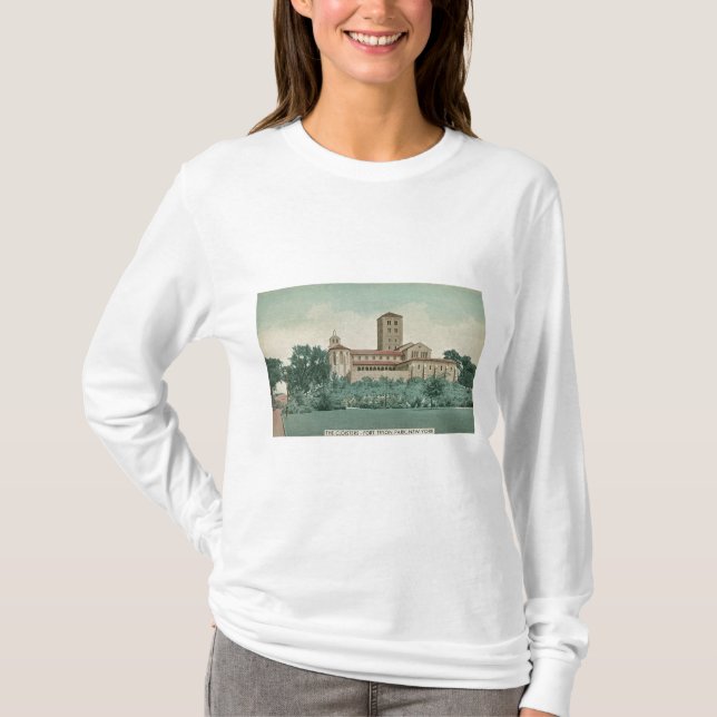 Cloisters Fort Tryon Park, New York Tee Shirt (Framsida)