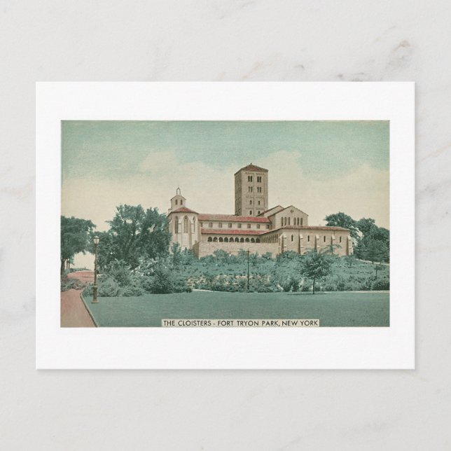 Cloisters Fort Tryon Park, New York Vykort (Framsida)