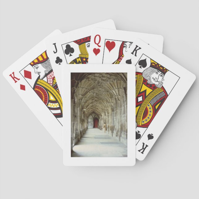 Cloistersna av den Gloucester domkyrkan, Casinokort (Baksidan)