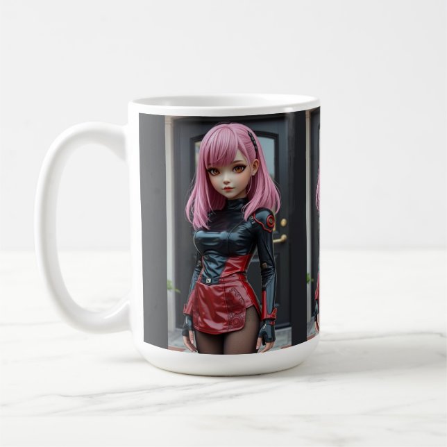 Clone Cyborg Girl Kaffemugg (Vänster)