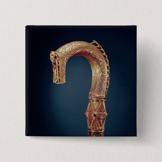 Clonmacnoise Crozier, ståndsmässiga Offaly, Viking Knapp (Framsida)