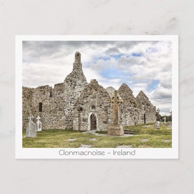 Clonmacnoise - Irland Vykort (Framsida)