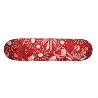 Clooci driver blomman skateboard bräda 19,5 cm