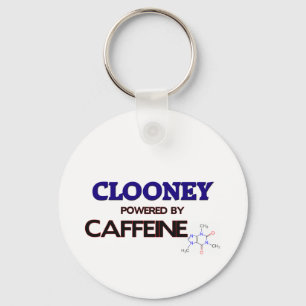 Clooney drev vid koffein nyckelring