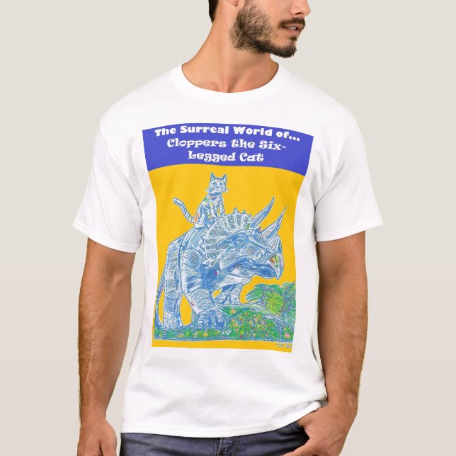 Cloppers den sexbenta katt T-shirt (Framsida)