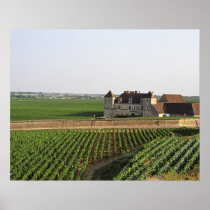Clos de Vougeot-klostret från 1600-talet och Poster
