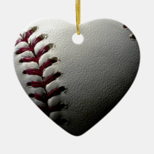 Close Baseball Julgransprydnad Keramik