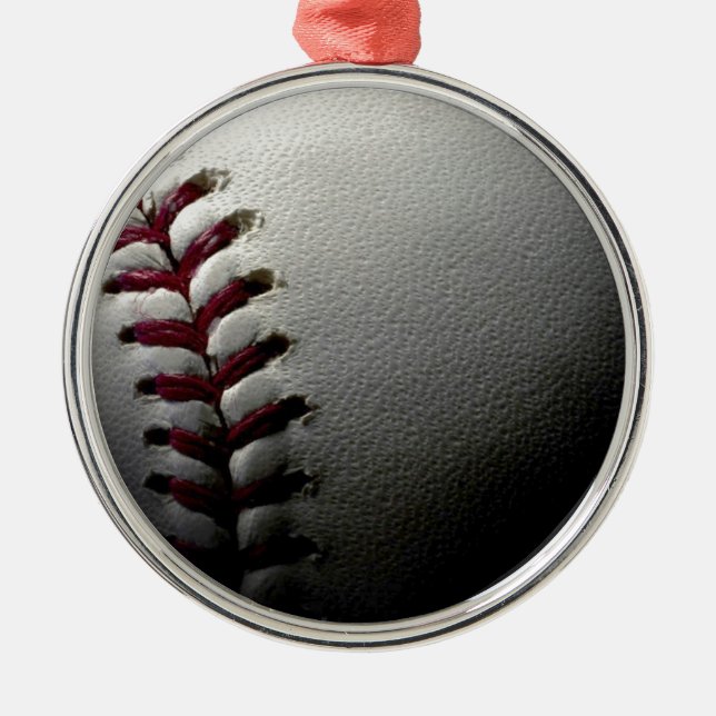 Close Baseball Julgransprydnad Metall (Framsidan)