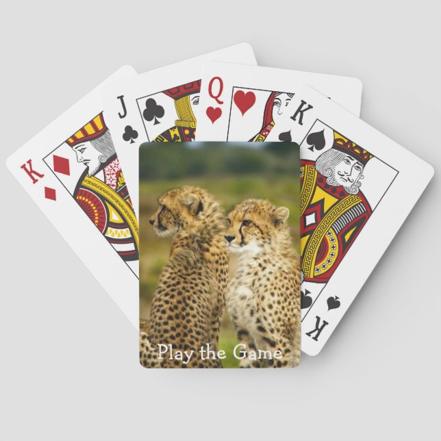 Close Cheetah bild Casinokort (Baksidan)