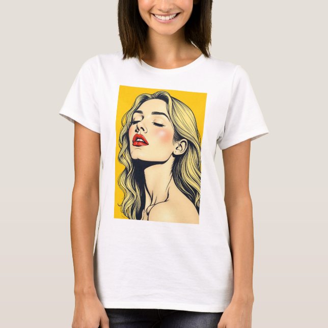 Close Eyes  T Shirt (Framsida)
