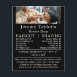 Close Shave, Manar Barbers Reklamation Flygblad<br><div class="desc">Stäng hakan,  Manar Barbers som annonserar flygblad i Affärskortet.</div>