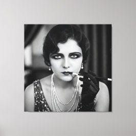 Close-Up, 1920-talet av Natasha Us Canvastryck